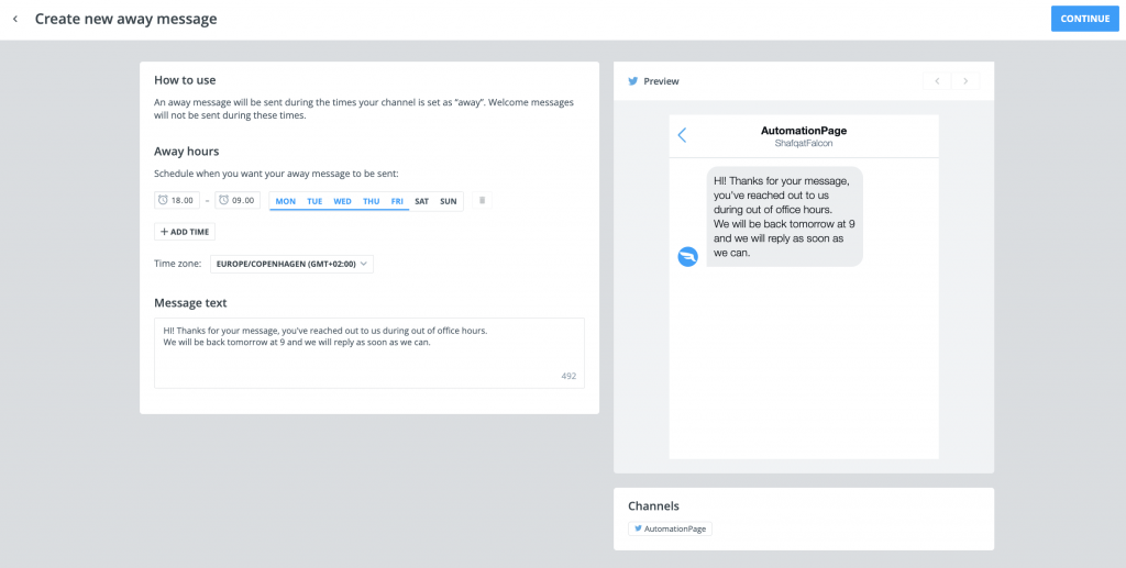 Creating a Distance Message brandwatch