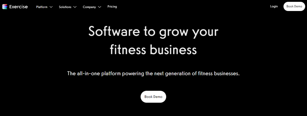 Exercise platform for personal training