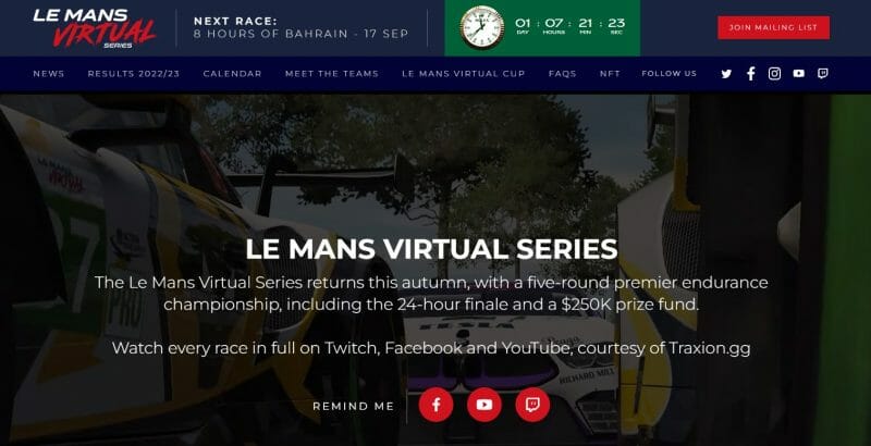 2022-2023 Le Mans Virtual Series