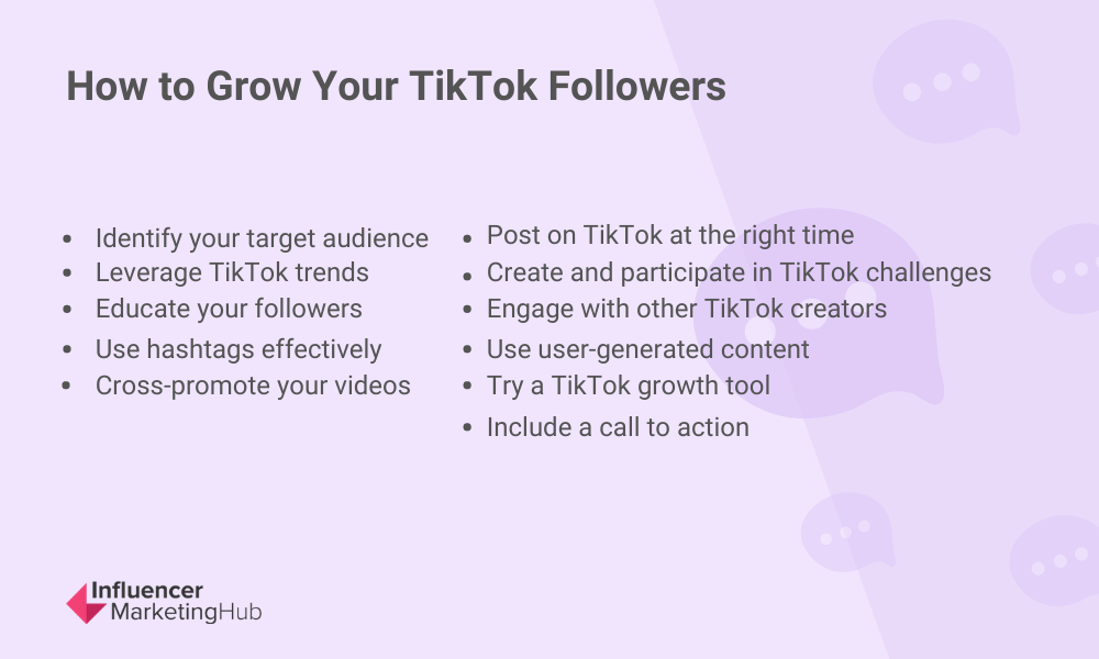 how to grow your tiktok followers