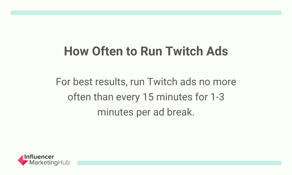how to run twitch ads