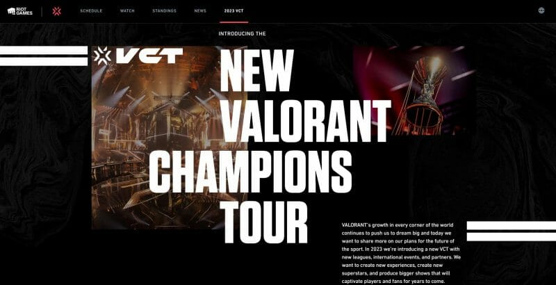 Tour pre majstrov Valorant Champions 2023