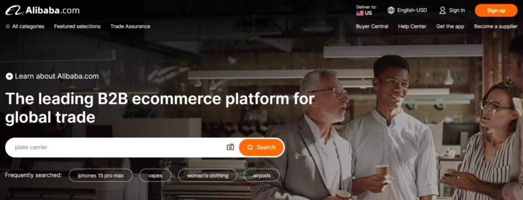 Alibaba.com online eCommerce