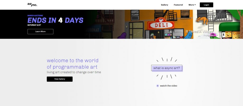 Async Art is an art movement built on the blockchain