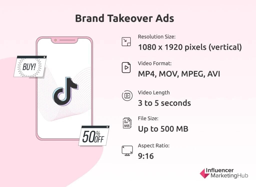 Brand Takeover TikTok Video Size