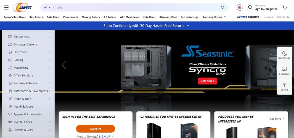 Newegg Amazon competitor