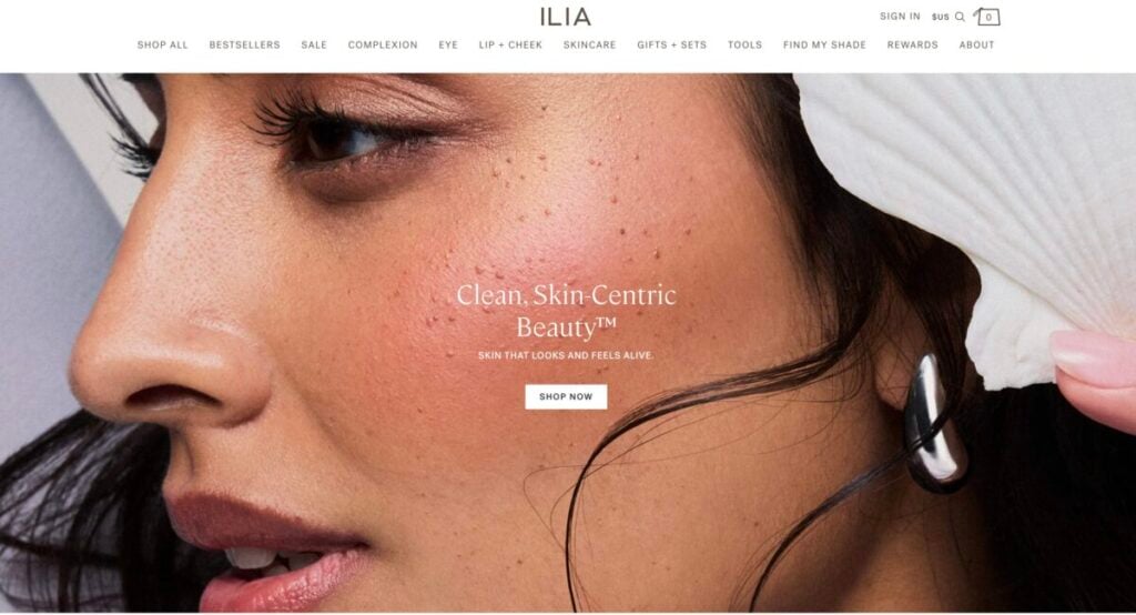 ILIA dairy-free beauty brand