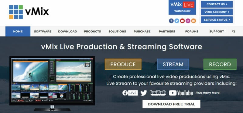 vMix streaming software