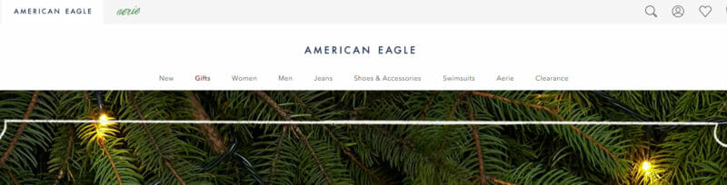 American Eagle & Aerie brand shopping site