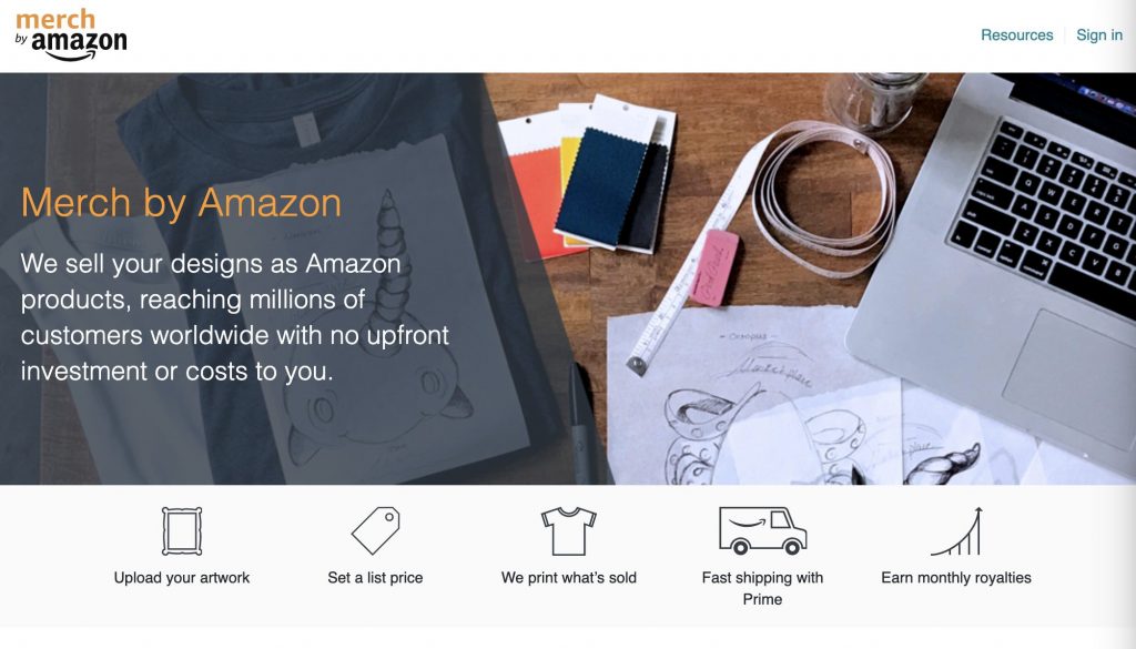 Amazon e-commerce website marketplace