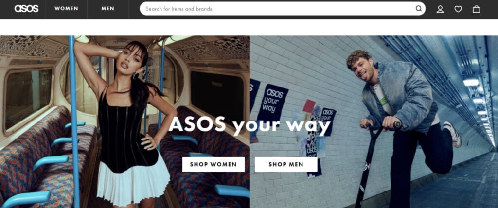 ASOS Online shopping