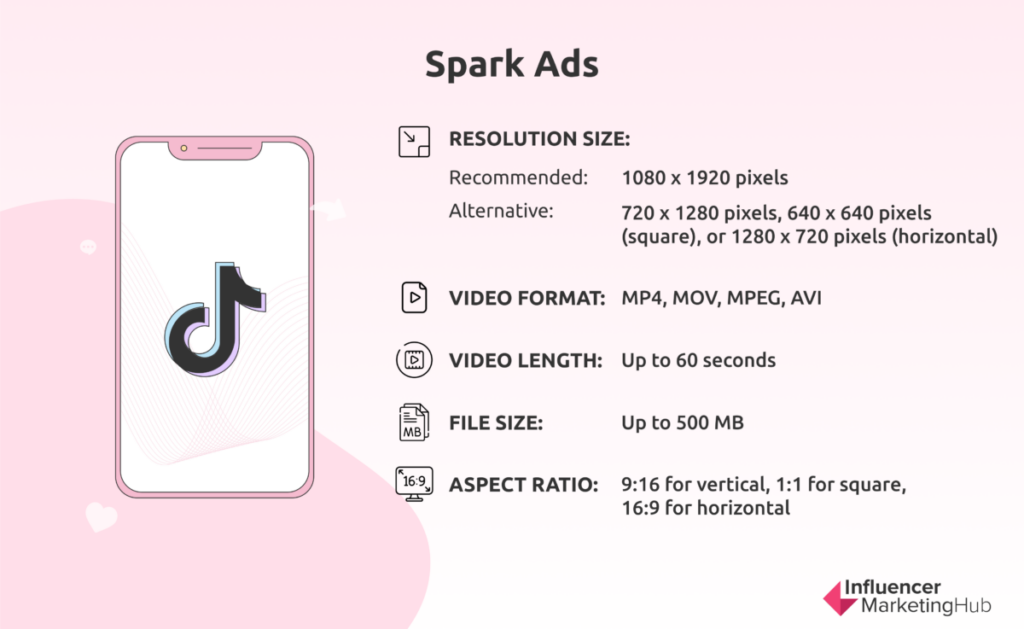 Spark Ads TikTok Video Size