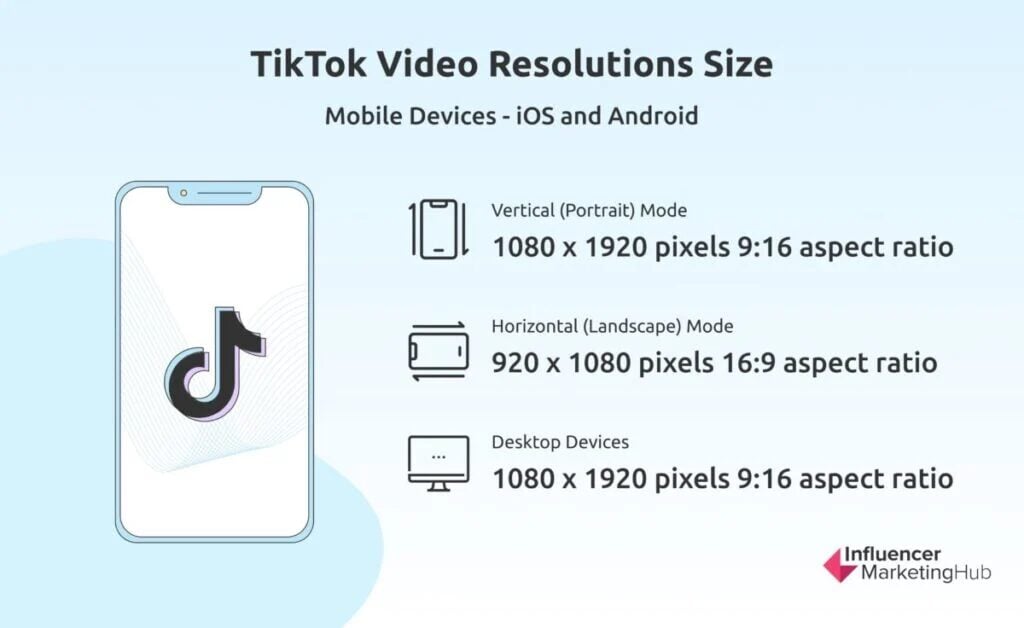 TikTok Video Resolution Size