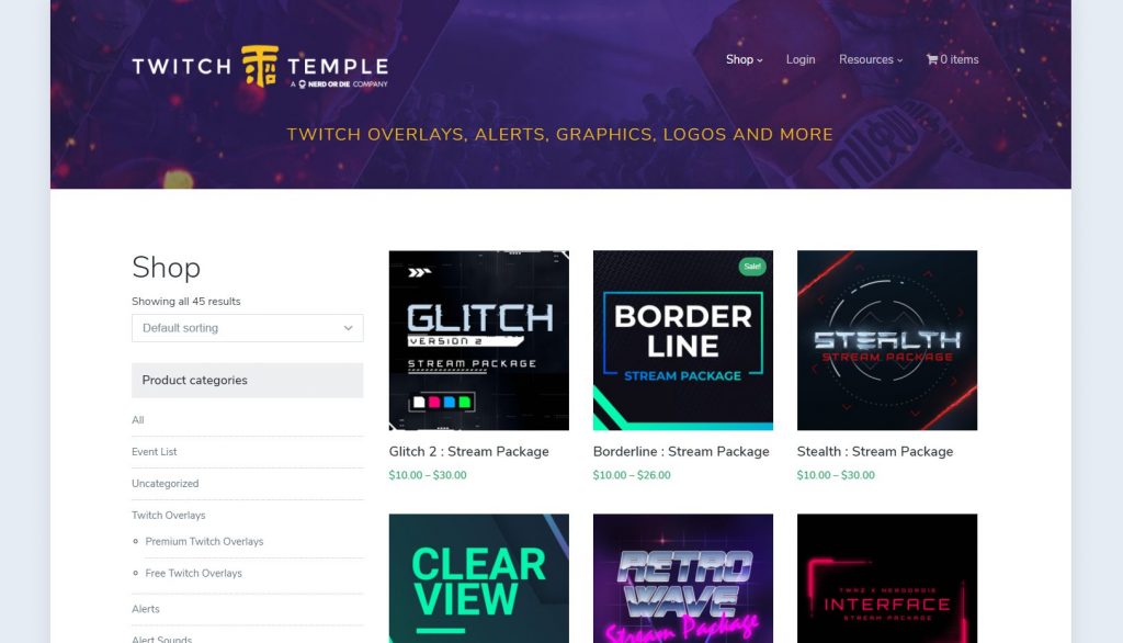 free twitch overlays