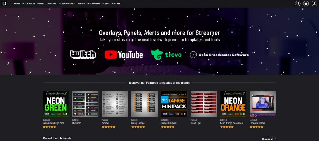 14 Free Stream Overlays To Enhance The Look Of Your Game Broadcasts - fonde brawl stars para streamlabs obs