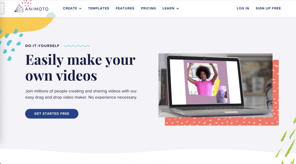 free animoto video maker