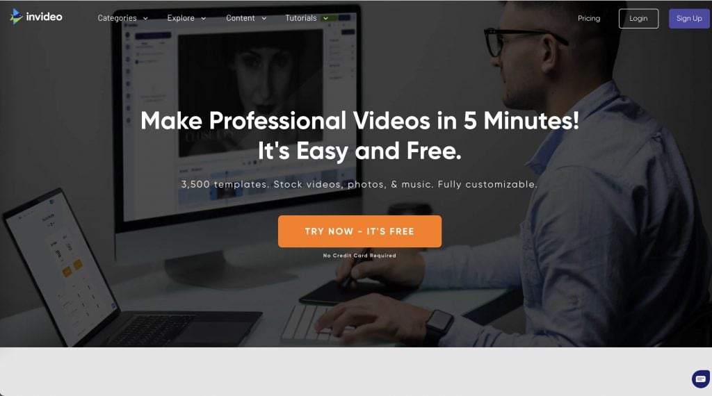 InVideo YouTube video and ad maker
