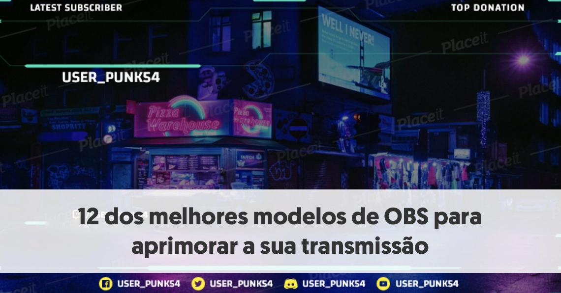 Transmita o modelo de tela de banner de jogos offline com logotipo para  mídias sociais