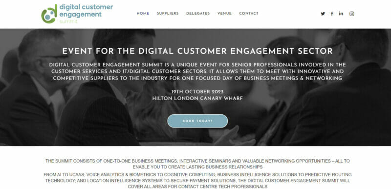 Digital Customer Engagement Summit