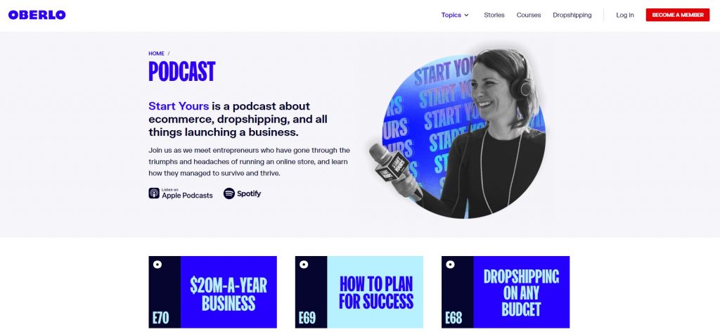 eCommerce Podcast Start Yours