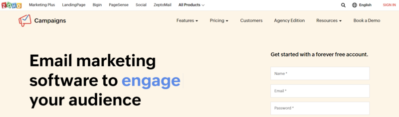 Zoho Campaigns