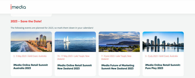 iMedia Online Retail Summit New Zealand