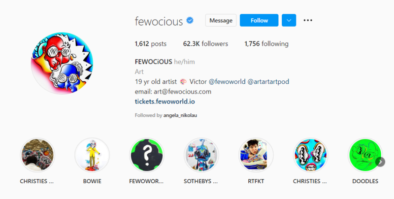 FEWOCiOUS (@fewocious) instagram account