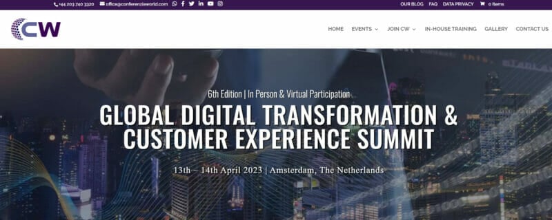 Global Digital Transformation & Customer Experience Summit