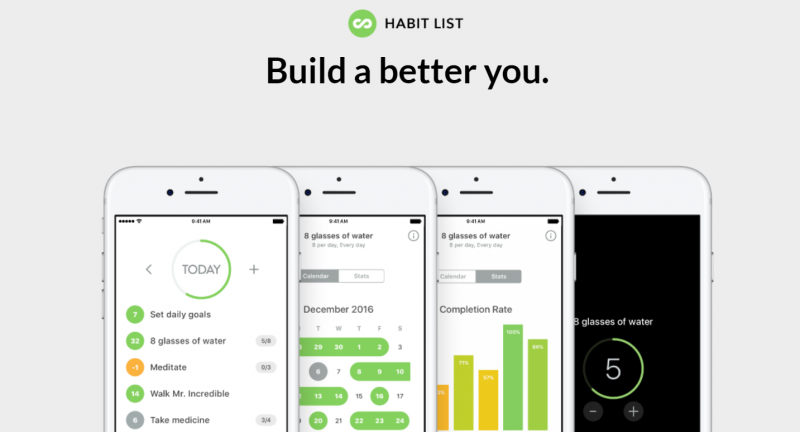 Habit List is a habit tracker