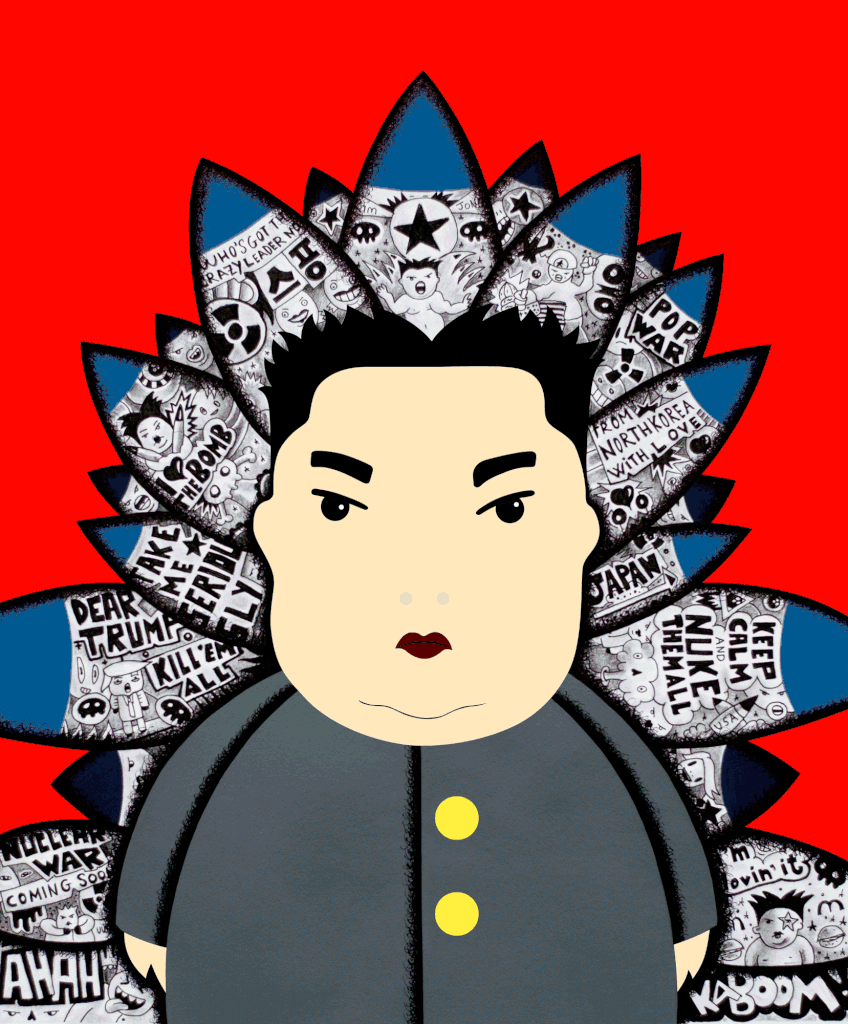 ‘Kim Jong Un – “Dead And Alive” Edition, by Hackatao