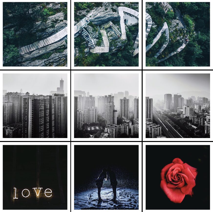 Instagram grid