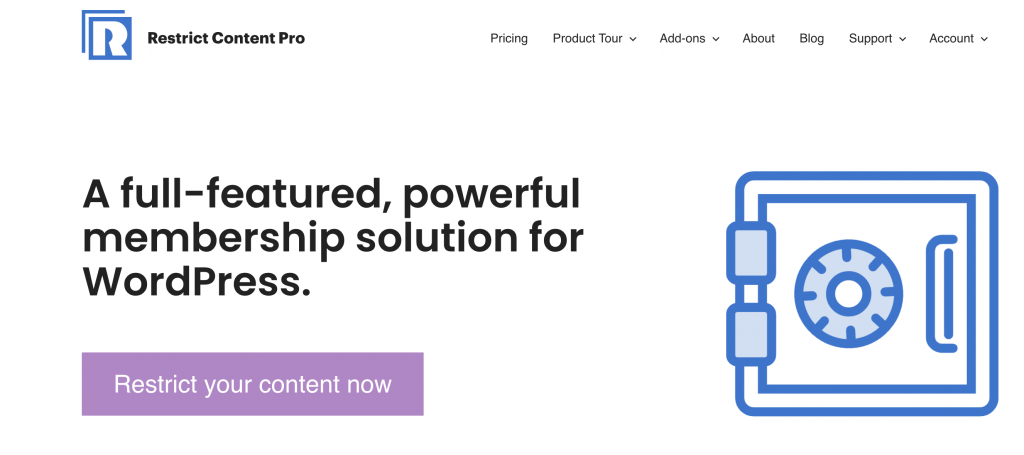 Restrict Content Pro membership solution for WordPress