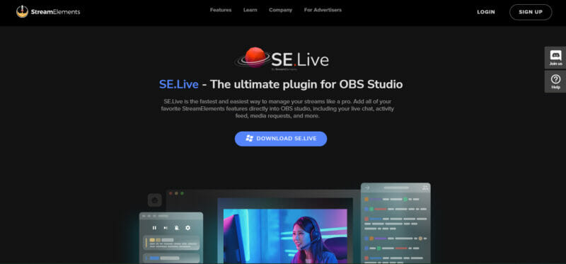 StreamElements SE.Live _ The Ultimate OBS Plugin