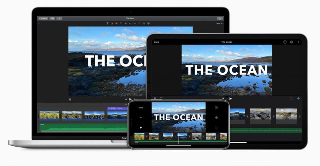 iMovie — инструмент для редактирования видео для iOS.