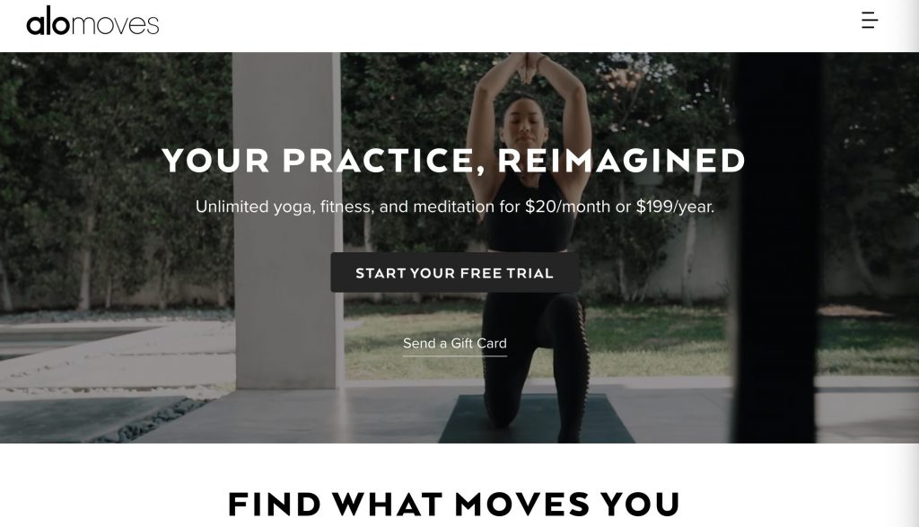 alo moves free 30 day trial