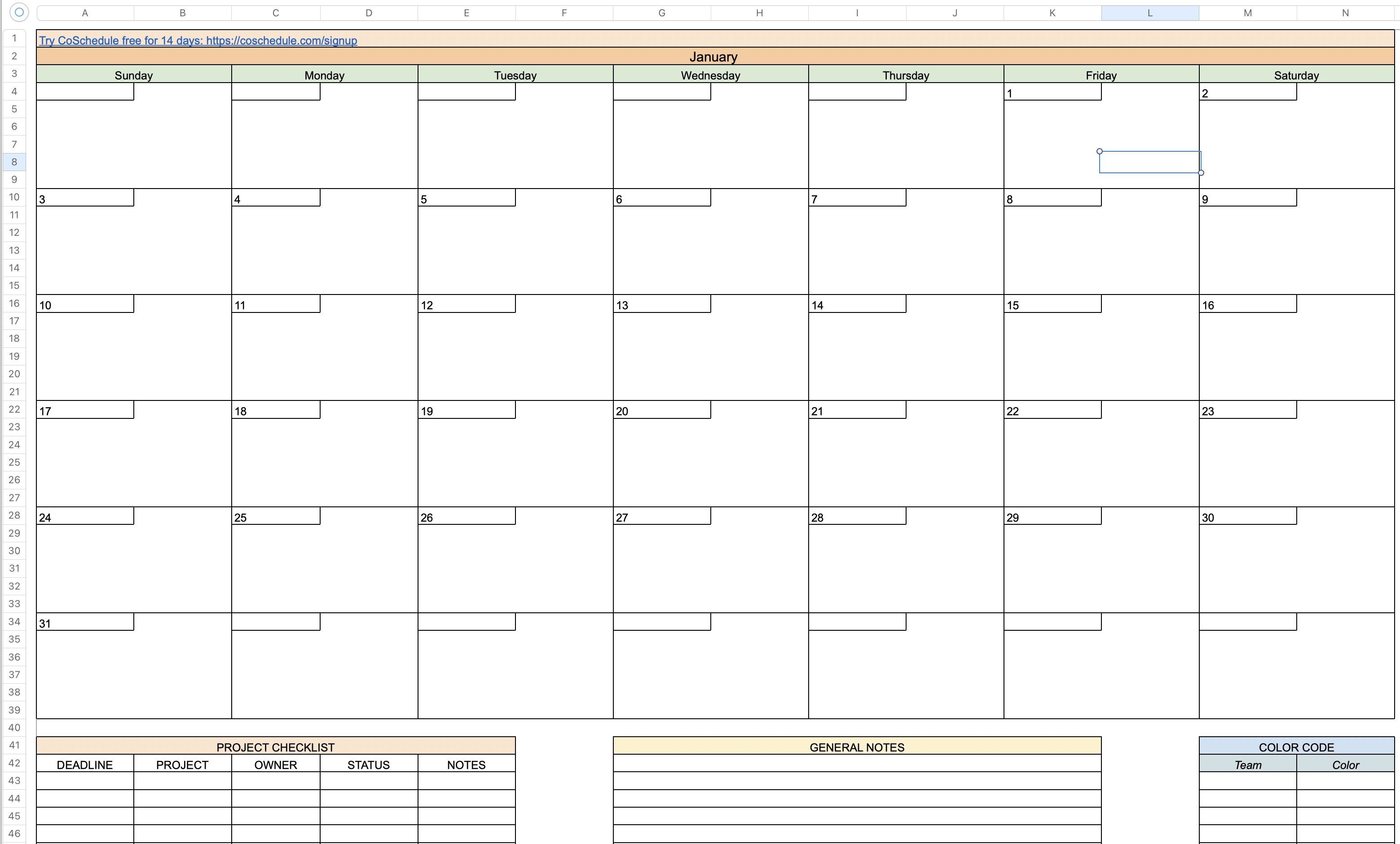 Top Free Content Calendar Templates to Use in 2022 and Beyond