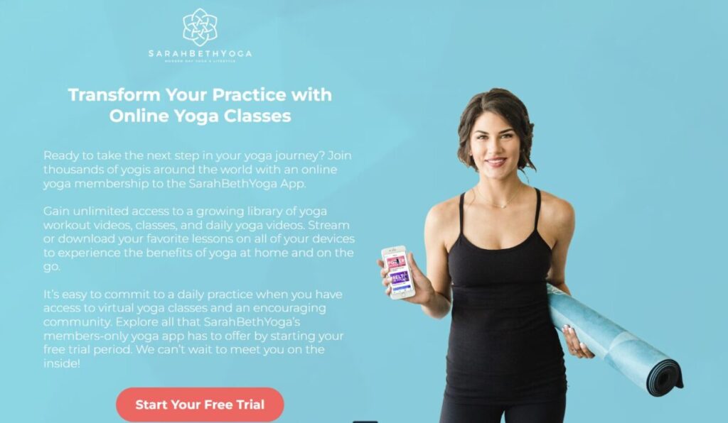 Online Yoga Classes SarahBethYoga
