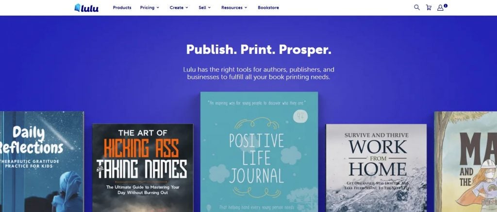 Lulu publish, print, connect