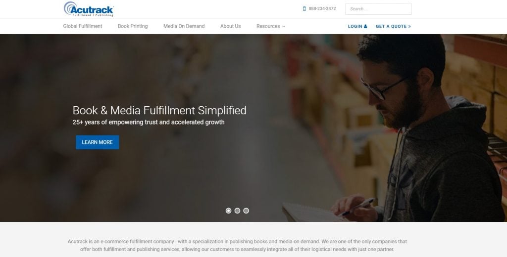 Acutrack eCommerce fulfillment company