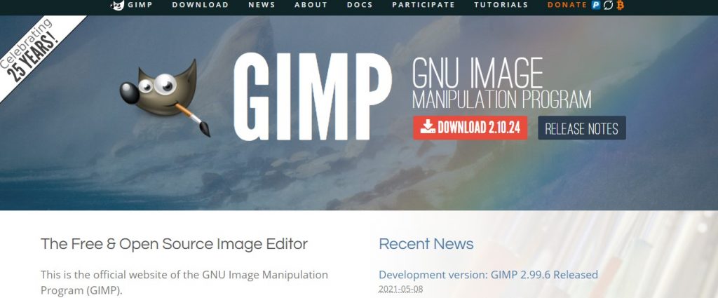 GIMP online image editor