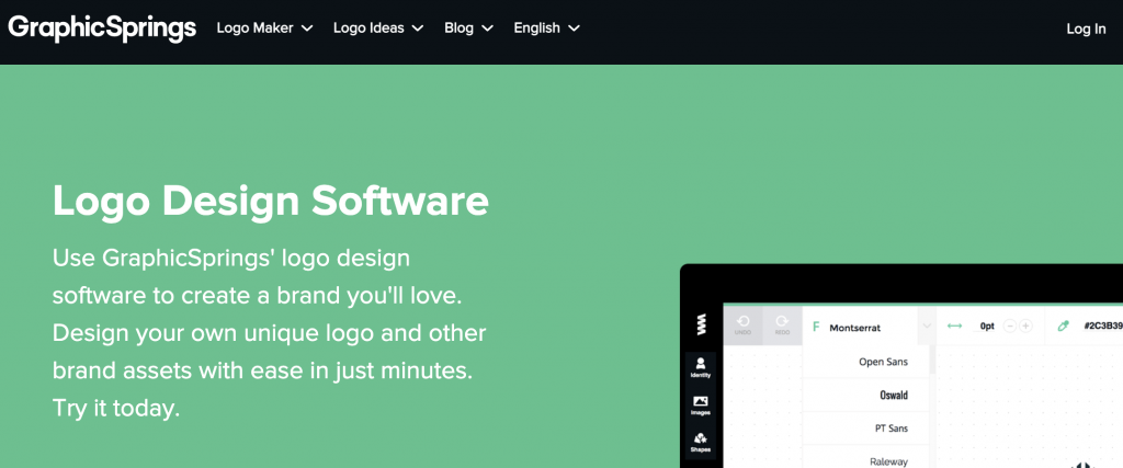 GraphicSprings logo design software