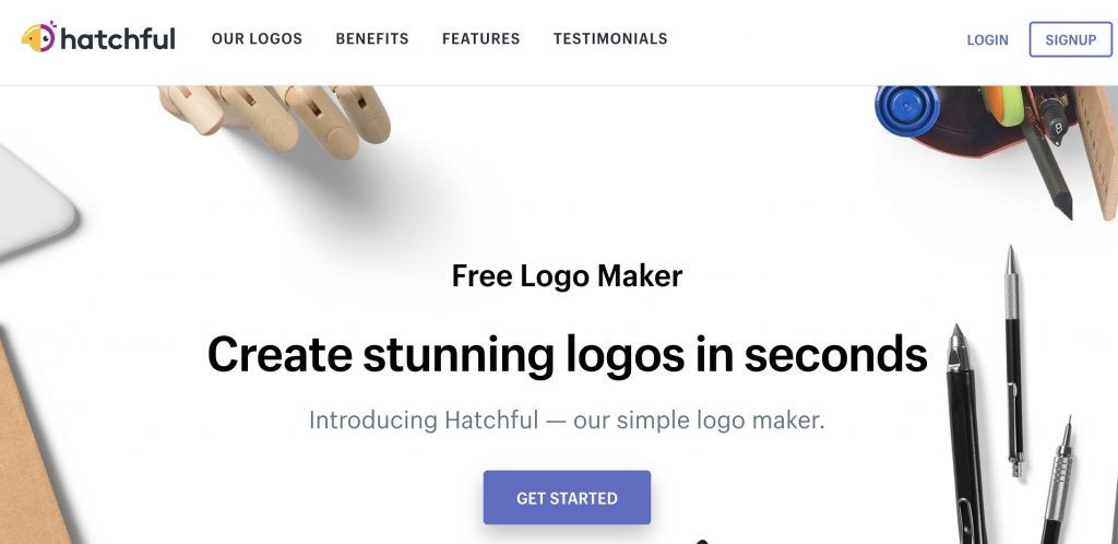 Hatchful free logo make