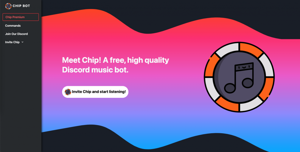 Chip free music bot for Discord