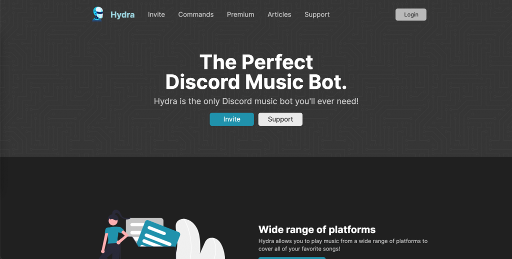 Hydra music Discord bot
