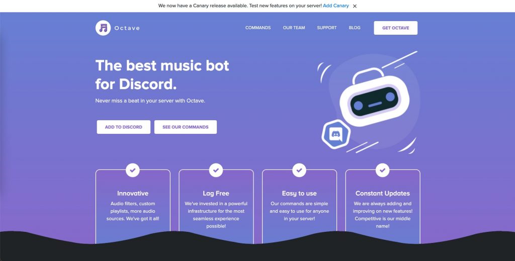 octave discord bot commands