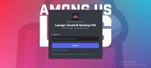 Discord servers gamers LFG Among Us WebGames