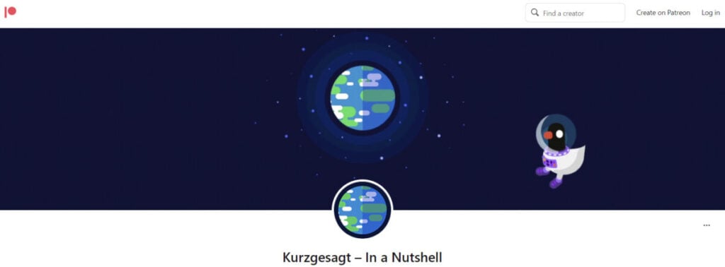 Kurzgesagt Patreon page