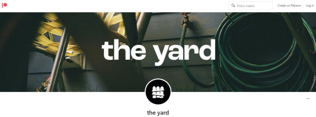 the Yard podcast Patreon