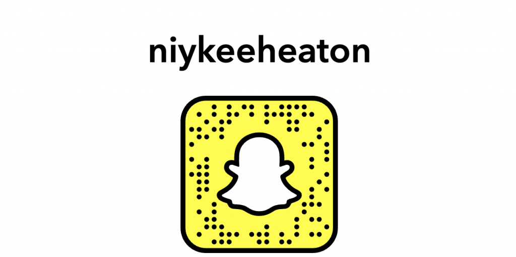 Niykee Heaton subscriber on Snapchat