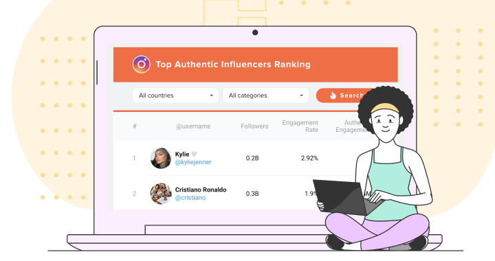 Top Instagram Authentic Influencers Ranking